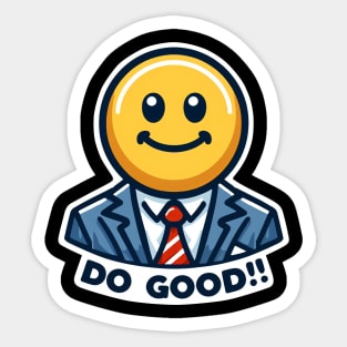 DO GOOD Emoji Sticker